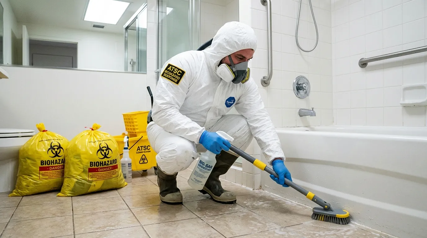 Decontamination equipment deployed for Blood Cleanup in Blue Bell